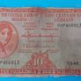 Irish 1962  X 4 Lavery ten shilling banknote in used condition Image 2