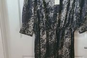 Papaya Satin Animal Print Dress Size 20 (nwt)