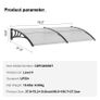 Window Door Awning Canopy 80" x 40", UPF 50 Image 5