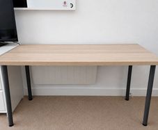 Office desk - ikea linnmon / adils