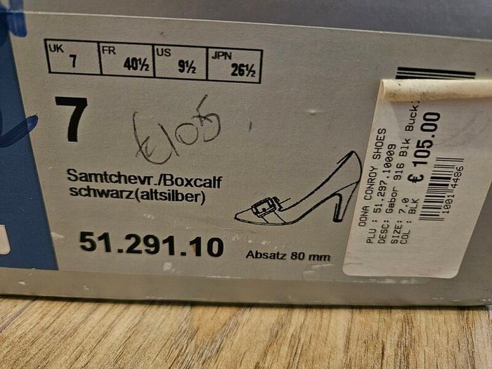 Gabor suede black buckle detail high heel shoes size 7 uk 40.5 EU  and UK 3 EU 35.5 RRP 105 new & boxed