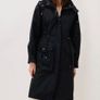 Ridiculously priced Phase-eight navy parka coat, size 26. Great investment Image 2
