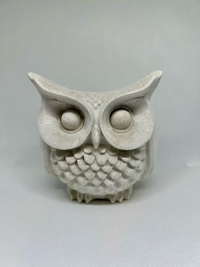 Handmade Concrete Owl