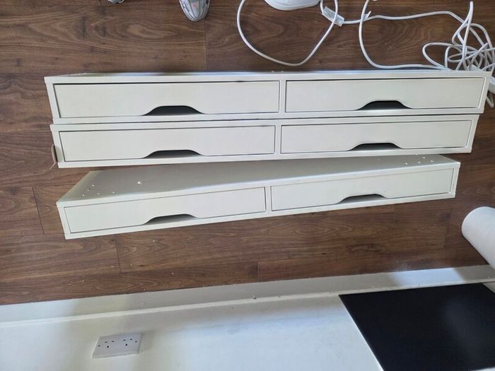 ikea shelf with drawer