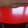 Red Desk on wheels Image 2