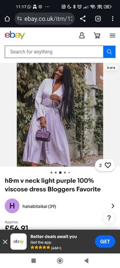 lilac dress
