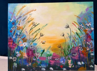 floral painting