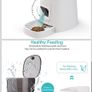 MYPIN 6L WiFi Cat Food Dispenser - Automatic Feeder With Timer, 1080P HD Video, Night Vision, 10s Voice Recording - Up to 20 Portions 12 Meals Per Day Image 6
