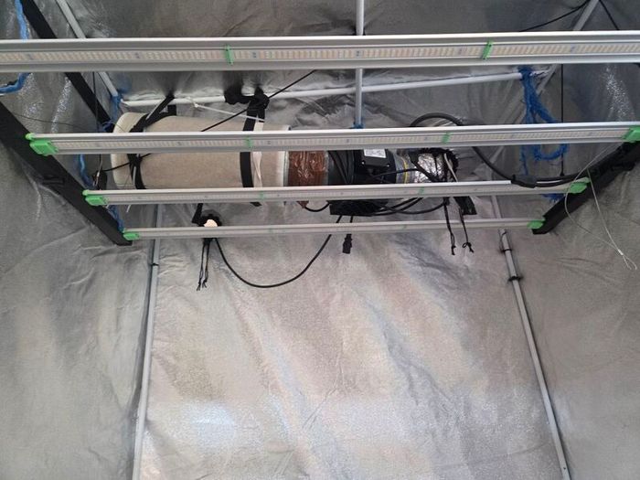 grow tent + led light