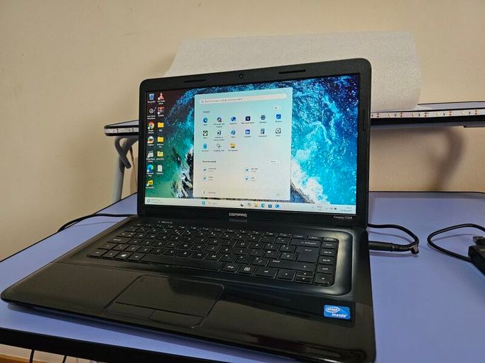 HP Compaq CQ58 Laptop Intel Celeron, 8GB RAM, Samsung 128GB SSD + Extra Storage Toshiba 750GB External USB HDD.