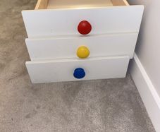 3 drawers for IKEA Gonatt cot bed