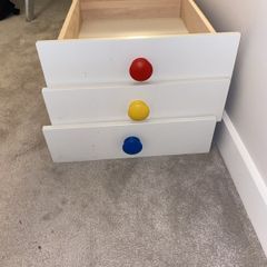 3 drawers for IKEA Gonatt cot bed