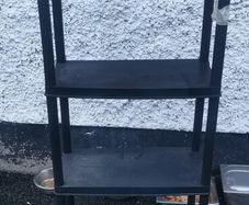 plastic shelves