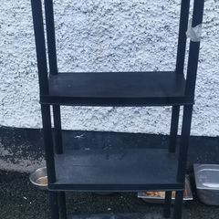 plastic shelves