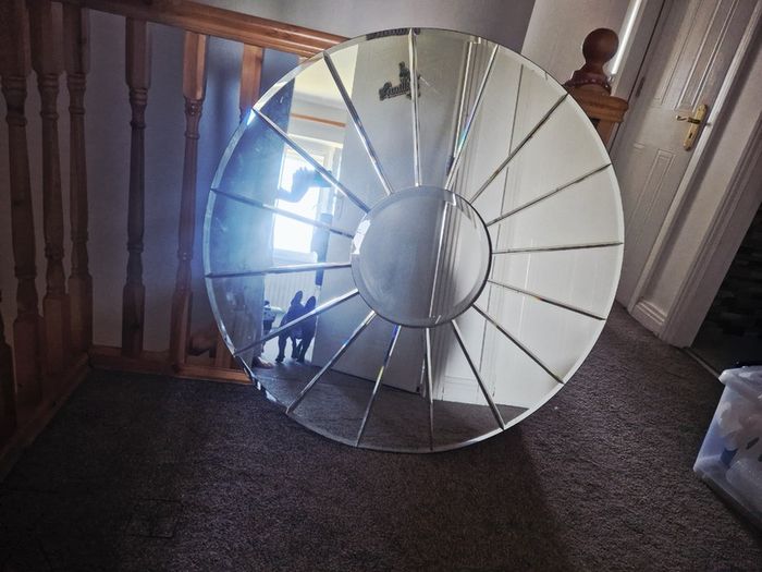 Big round mirror