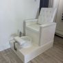 Luxury white pedicure chair Image 2