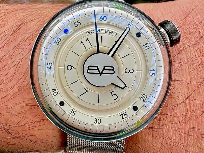 Bomberg BB-01 White & Silver (Quartz)