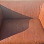 IKEA VISKAFORS "Loveseat" 1.5 Seater Sofa - Brown Leather Image 7