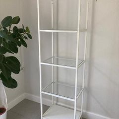 IKEA VITTSJO shelving unit (White)