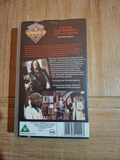 Doctor Who VHS City of Death in very good condition
