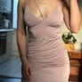 River Island S size Asymmetrical dress Rose colour Image 3