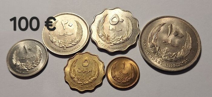 COINS UNC,Libya,Uganda,India,Jamaica,Ceylon,Canada,Hong Kong,Guyana,Bahamas,PENNY,ANNA,PIECE,CENT,MILLIEMES