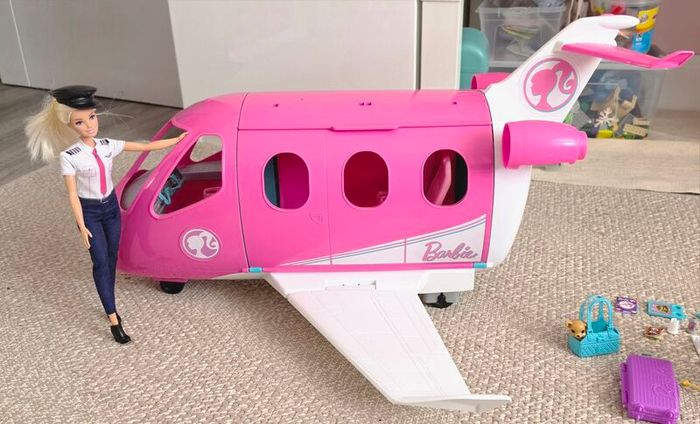 Barbie Dream Plane with Pilot Doll