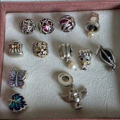 Pandora various charms 18e each charm very good condition hallmarked