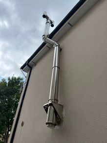steel twin flue.