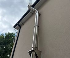 steel twin flue.