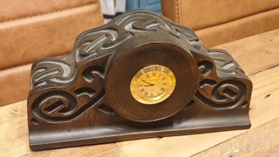 Stunning Bronze Mantel Clock
