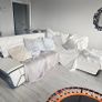 Lshaped couch sofabed Image 2