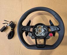 Leather Steering Wheel For Audi Tt Ttrs Tts R8 Rs4 Rs5 Rs6 Rs3 Rs7 S6 S7 S8 S1