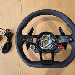 Leather Steering Wheel For Audi Tt Ttrs Tts R8 Rs4 Rs5 Rs6 Rs3 Rs7 S6 S7 S8 S1