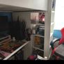ikea high sleeper with desk and wardrobe Image 3