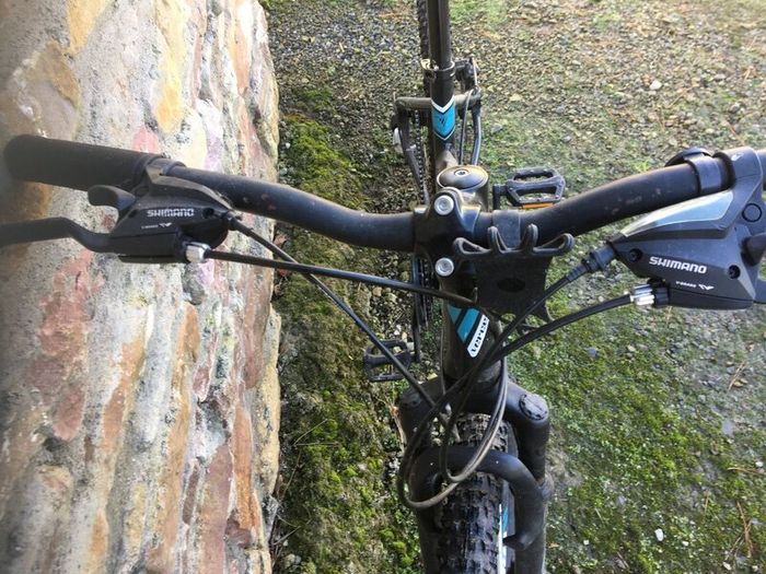 Two mountain bikes