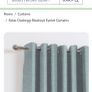 Aura Blackout Curtains in Duck Egg Image 2