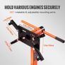 340kg Engine Stand with 360 Rotating Head, Adjustable Mounting Arms, 4 Caster Wheels, Heavy Duty Motor Stand for Engine Repair & Vehicle Maintenance Image 3