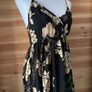 Maxi summer dress Mango floral print flared dress size S New Image 2