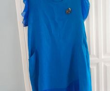 100% Linen Dress, Made in Italy, New.