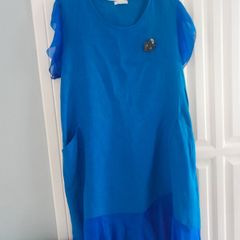 100% Linen Dress, Made in Italy, New.