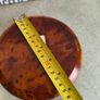 Vintage Fruit Wood Dish Ashtray Trinket Display Piece Image 5