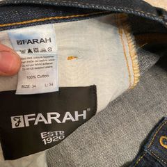 Farah mens jeans. 34 waist x 34" height