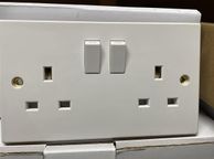 main image for ad Twin Switched White Socket 13A
