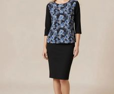 Navy Blouse