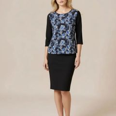 Navy Blouse