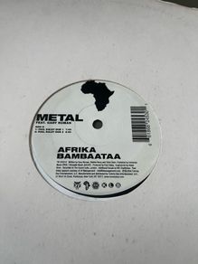 Afrika bambaataa Metal 12" vinyl