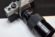 Praktica L 35mm SLR Film Camera with Hanimex Automatic 200mm f/3.5 Telephoto Lens - Fully Working with 3-Month Warranty