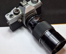 Praktica L 35mm SLR Film Camera with Hanimex Automatic 200mm f/3.5 Telephoto Lens - Fully Working with 3-Month Warranty