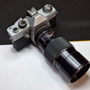 Praktica L 35mm SLR Film Camera with Hanimex Automatic 200mm f/3.5 Telephoto Lens - Fully Working with 3-Month Warranty